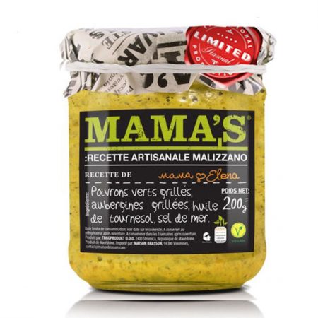 mamas malizzano poivrons verts et d’aubergines MyEpicerie