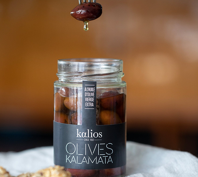 Olives Kalamata Kalios à l'huile d'olive