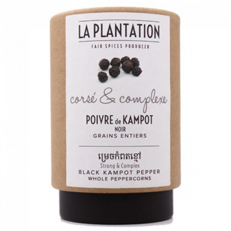 La Plantation Poivre de Kampot noir 50g MyEpicerie