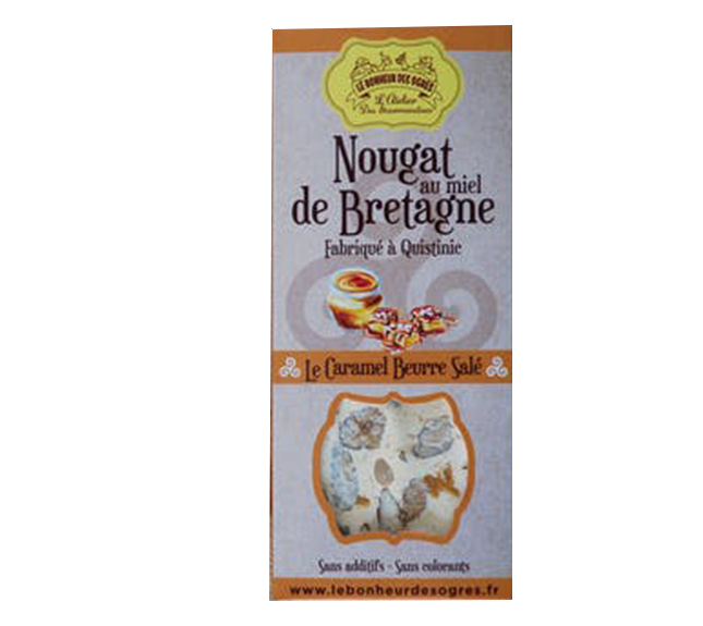 Le Bonjeur des Ogres Nougat Caramel beurre salée 80g