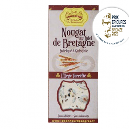 Le Bonheur des Ogres Nougat Orge torréfié MyEpicerie