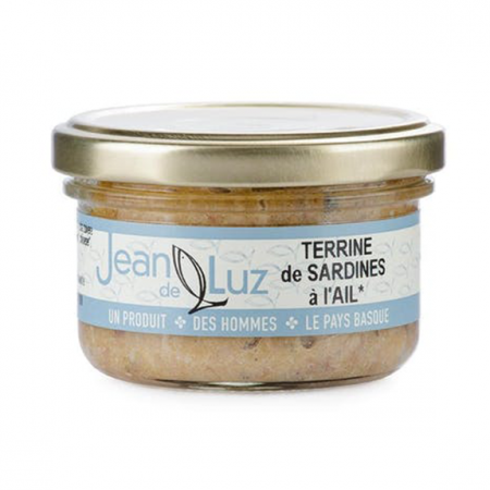 Jean de Luz Terrine de Sardines à l'Ail 85g MyEpicerie