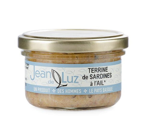 Jean de Luz Terrine de Sardines à l'Ail 85g MyEpicerie
