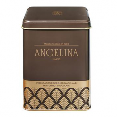 Angelina préparation pour chocolat chaud boîte fer 400g MyEpicerie