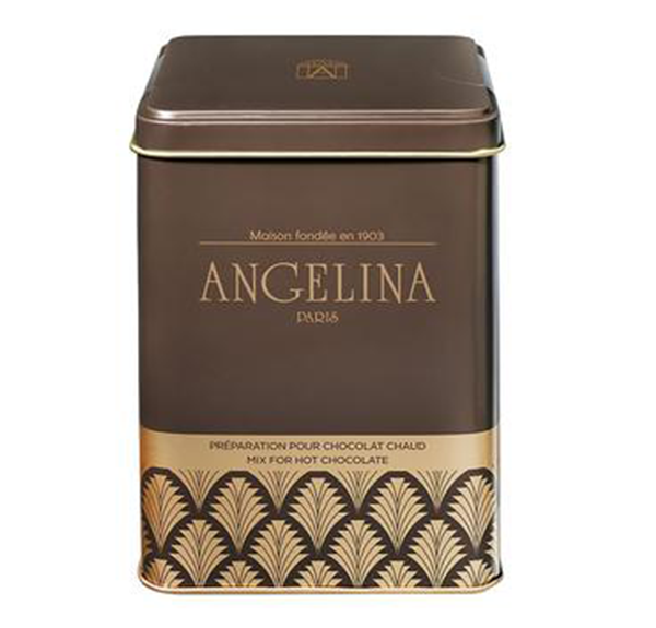 Angelina préparation pour chocolat chaud boîte fer 400g MyEpicerie