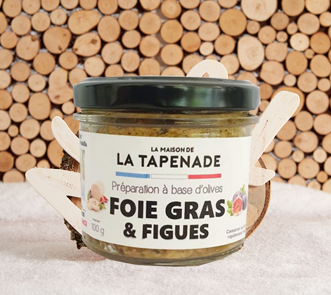 MAISON LA TAPENADE Foie gras et figues 100g MyEpicerie