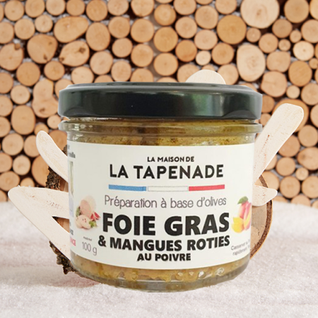MAISON LA TAPENADE Foie gras et mangues rôties au poivre 100g MyEpicerie