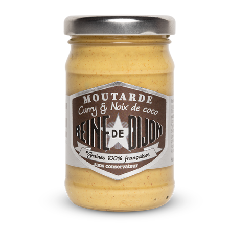 Reine de Dijon Moutarde au Curry Noix de coco100g MyEpicerie