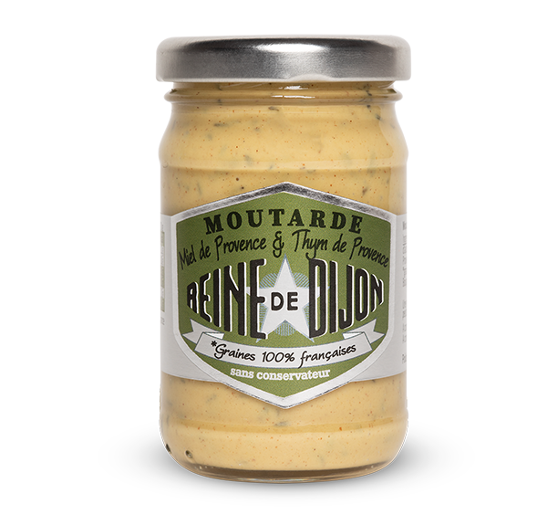 Reine de Dijon Moutarde au Miel et Thym de Provence 100g MyEpicerie