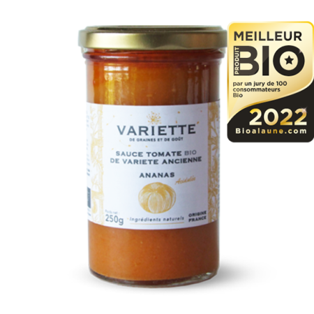 VARIETTE Sauce tomate Ananas Jaune 250g MyEpicerie