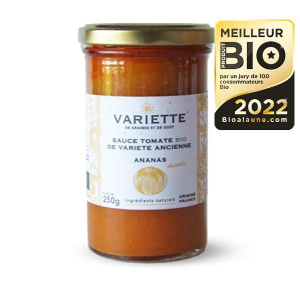 VARIETTE Sauce tomate Ananas Jaune 250g MyEpicerie