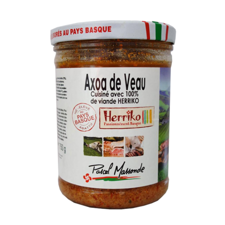 MyEpicerie Axoa de Veau Herriko 750g Pascal Massonde