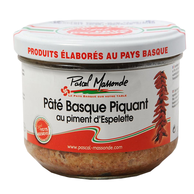 MyEpicerie Pâté Basque piquant au Piment d'Espelette Verrine 180g Pascal Massonde